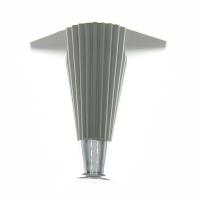 WETRA LINE 17 CM PLS AYAK BEYAZ KROM - 1